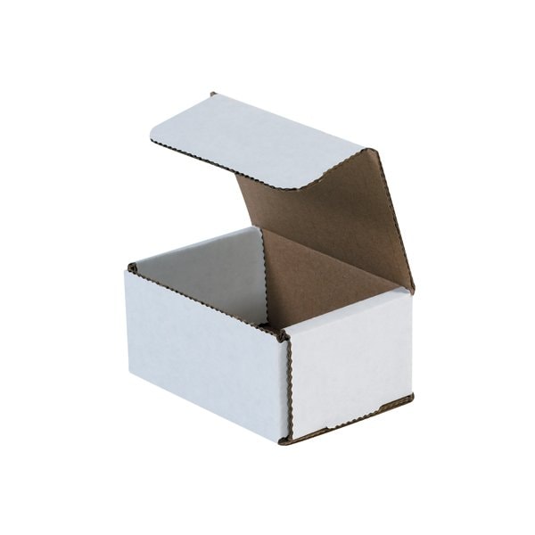 Bsc Preferred 4 x 3 x 2'' White Corrugated Mailers, 50PK BUY00025348 - main